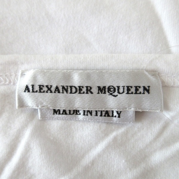 アレキサンダーマックイーン ALEXANDER McQUEEN 半袖カットソー サイズM - 白 メンズ スカル トップス_画像3