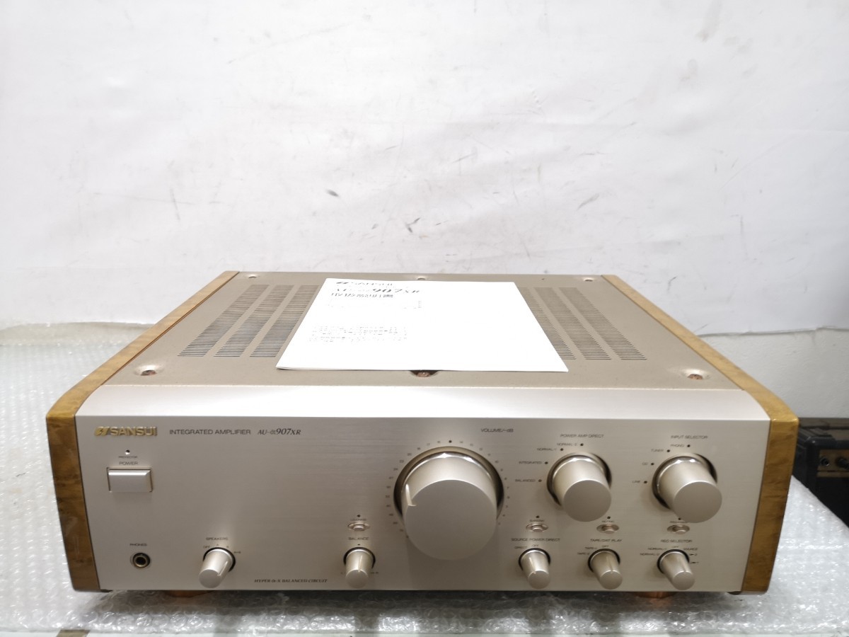 [中古 プリメインアンプ 説明書付き 綺麗]SANSUI AU-α907XR