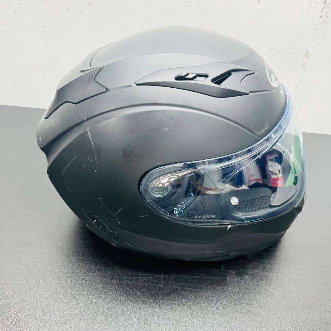 良品 カブト カムイ3 フルフェイスヘルメット 別売りスクリーン付属 OGK Mサイズ オージーケー バイク用 KAMUI KABUTO_画像5