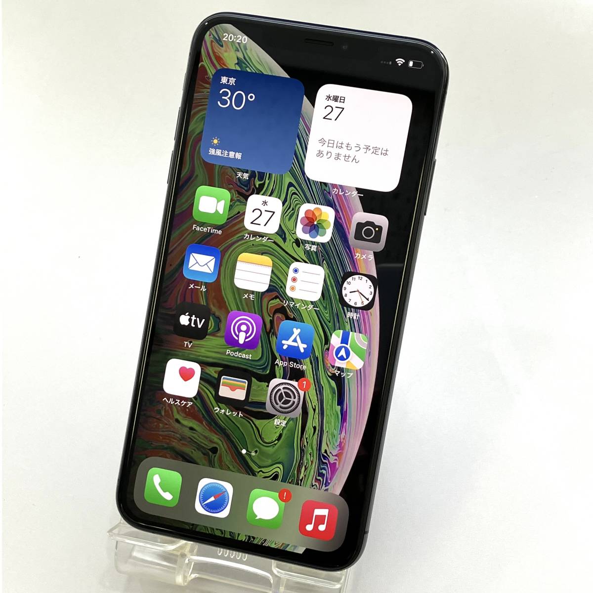 名作 スペースグレイ 64GB Max iPhoneXS 【中古】SIMフリー NT6Q2J/A