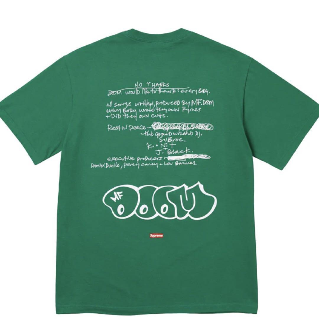 【新品L】Supreme Mf Doom Tee "Light Pine" シュプリーム MF ドゥーム Tシャツ "ライト パイン"_画像2