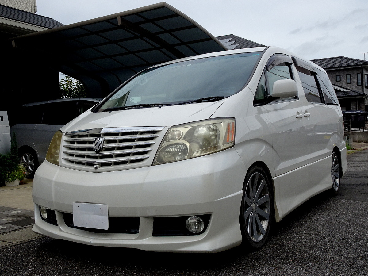 4WD Alphard vehicle inspection "shaken" 31 year 3 month 26 day navi back monitor flip down monitor DVD reproduction function both sides electric automatic sliding sunroof HID ETC