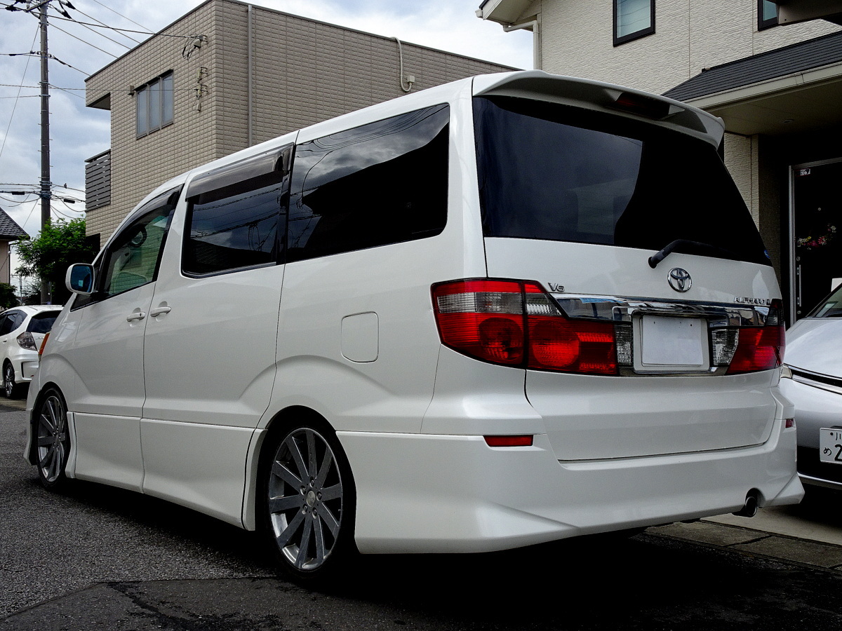 4WD Alphard vehicle inspection "shaken" 31 year 3 month 26 day navi back monitor flip down monitor DVD reproduction function both sides electric automatic sliding sunroof HID ETC