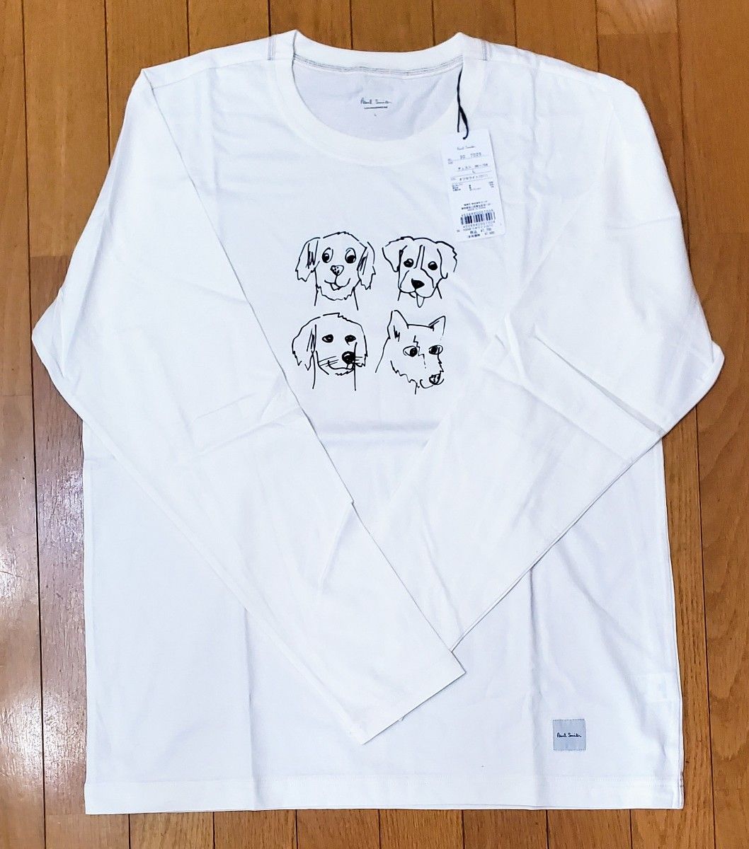 ポールスミス 新品 メンズ ロングTシャツ(ドッグ/ホワイトL)｜PayPayフリマ
