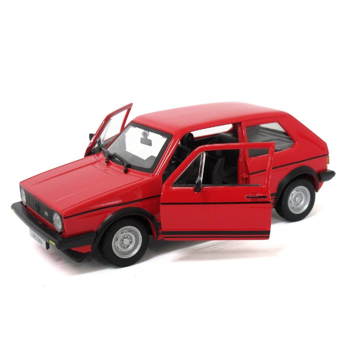 1/24 フォルクスワーゲン 初代ゴルフ GTI 1979 ミニカー VW　ダイキャスト製ボディ 模型　GOLF MK1 ブラーゴ_画像2