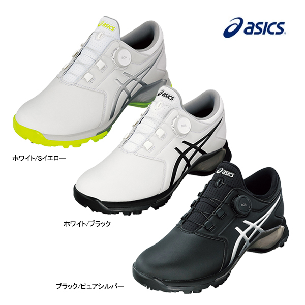 2023{ new goods }26.5 * Asics golf shoes * gel Ace Pro M boa (1111A229) * white / safety yellow (101)*26.5
