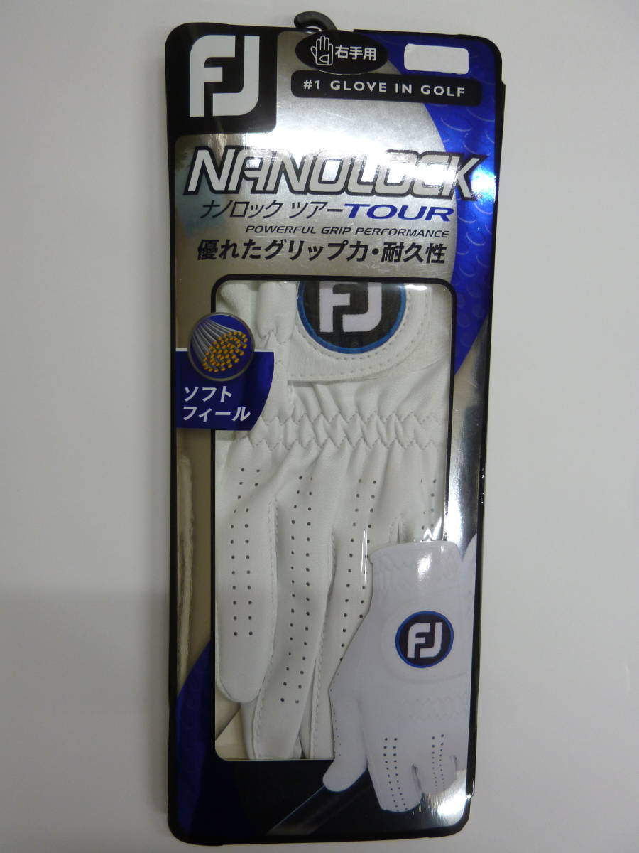 [ free shipping ]23. right * 2020 * foot Joy * nano lock Tour glove * FGNT0LHWT * white 23 right hand for 
