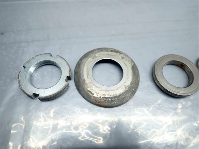 βEI16-1 Kawasaki ZZ-R250 ZZR EX250H (H19 year ) original stem nut set for exchange .!