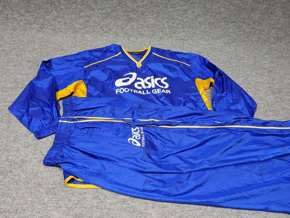asicsアシックス★大阪体育大学サッカー部★ピステ上下セット アシックス ASICS サッカー フットサル FOOTBALLGEAR ピステ