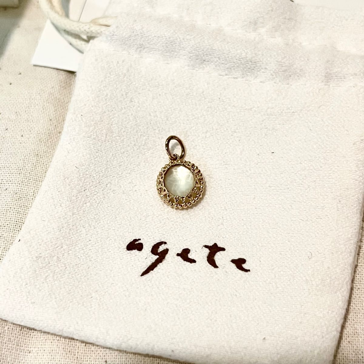 agete BRAND ANNIVERSARY k10 ペンダントトップ agete BRAND ANNIVERSARY k10 ペンダントトップ K10ネックレス