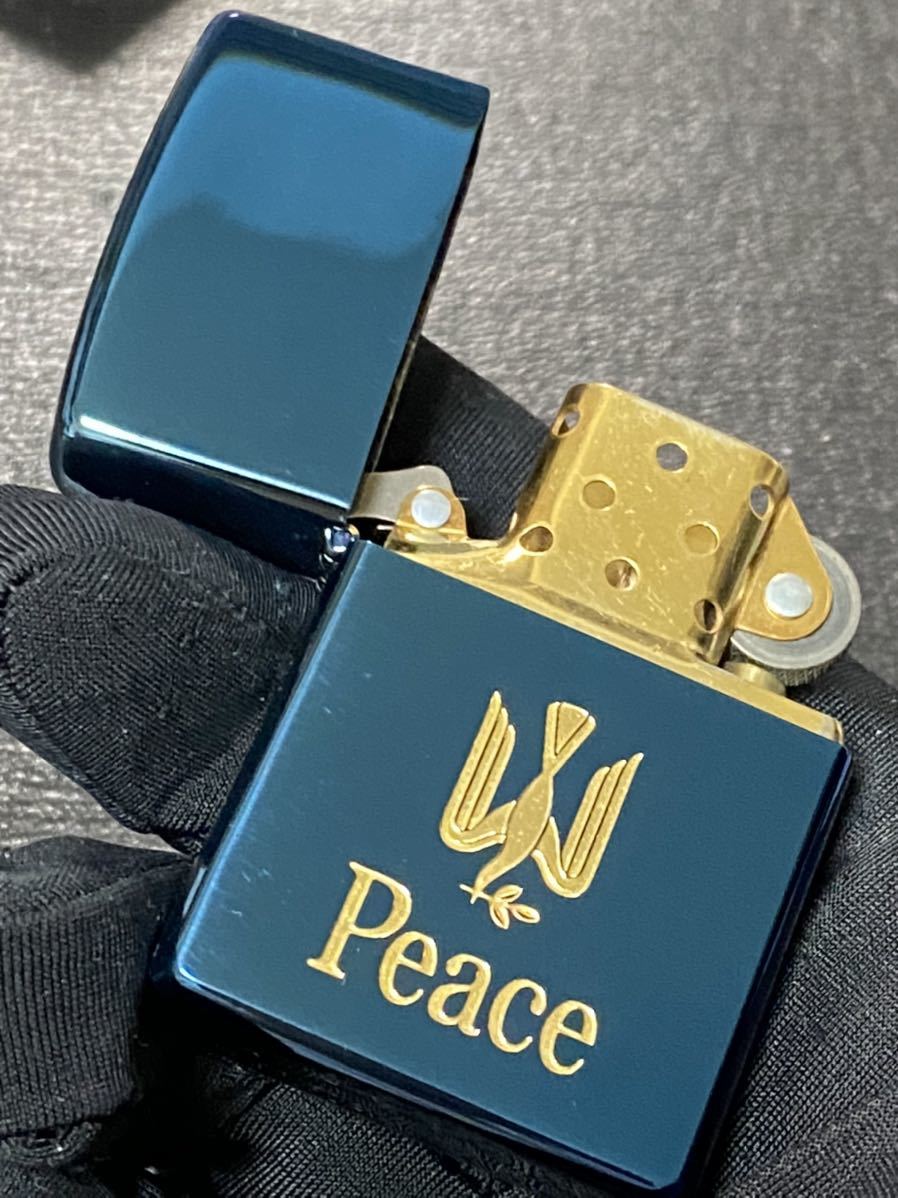 zippo ピース 1998 側面刻印 限定数 100個 2面刻印 1998年製-