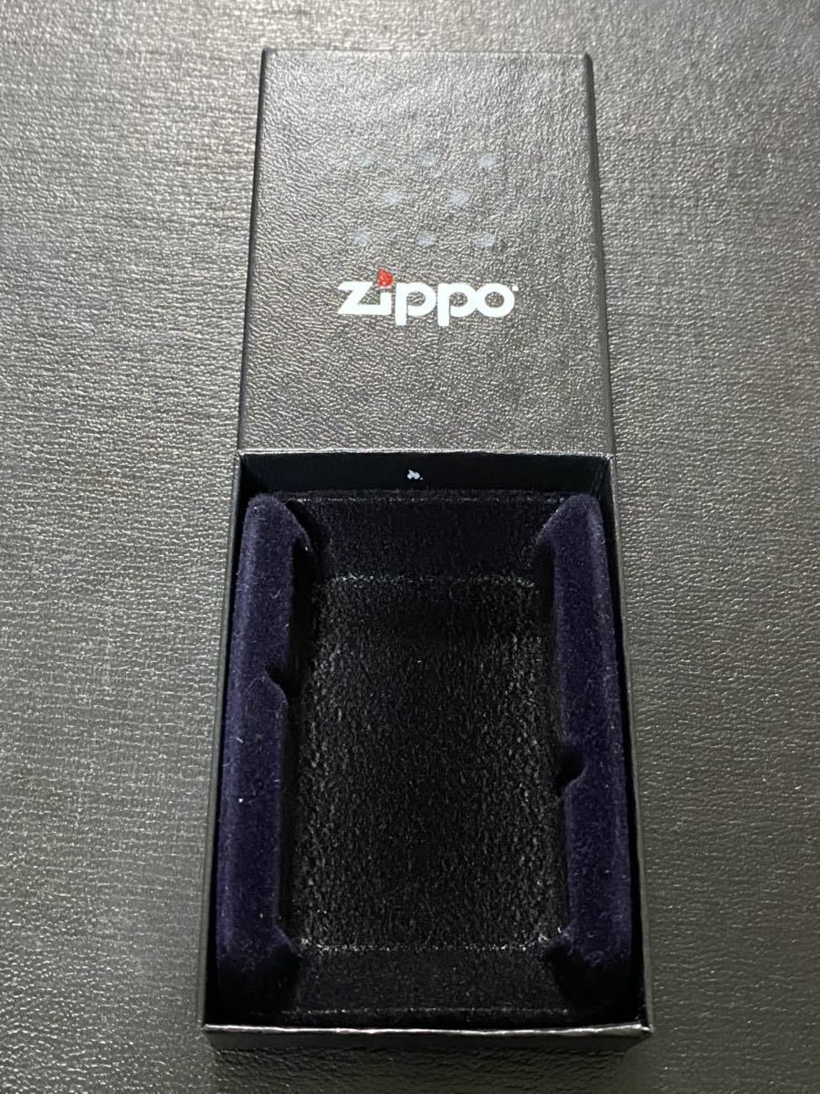 zippo ピース ブルーチタン ヴィンテージ 限定品 希少モデル 1999年製 Peace ゴールド刻印 ゴールドインナー 1999年製 ケース 保証書付き_画像10