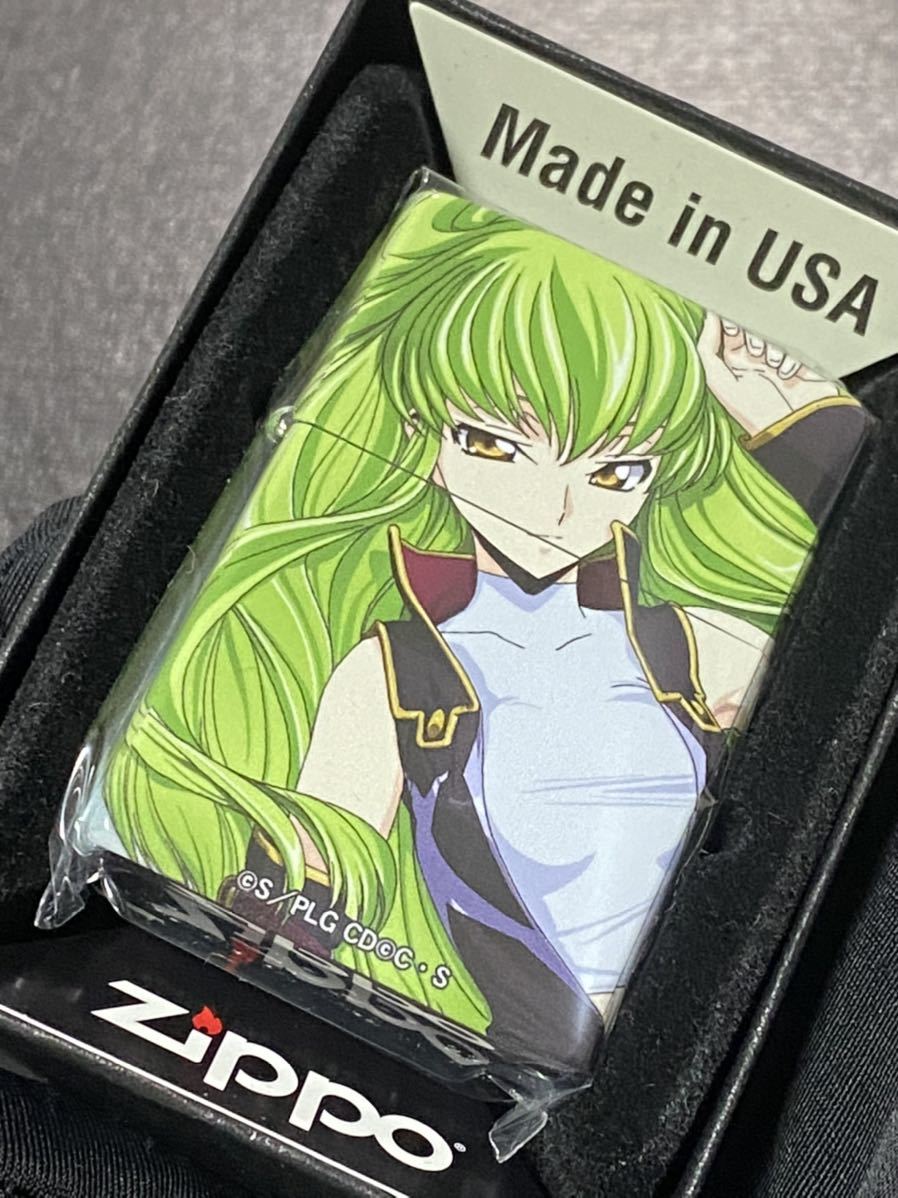 zippo コードギアス C.C.&カレン 5面デザイン アニメ フルカラー 希少モデル 2022年製 CODE GEASS 反逆のルルーシュ ケース  保証書付き