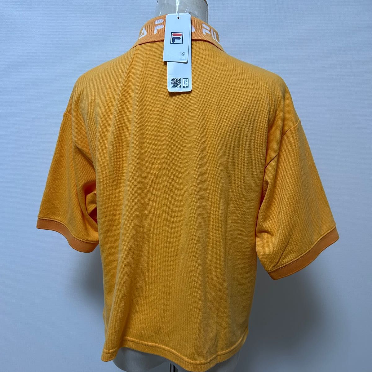 FILA ポロシャツ　新品未使用タグ付き　オレンジ　ロゴ　ライトオン　フィラ　襟　トップス　レディース　Mサイズ　ショート丈