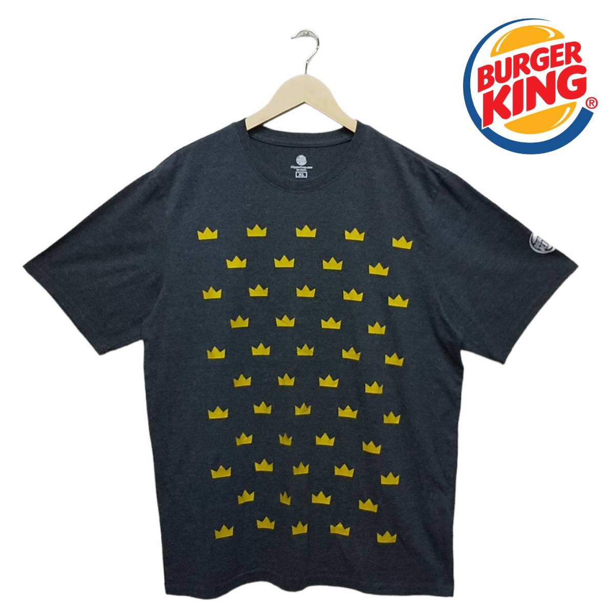 ［USED］Tシャツ BURGER KING グレー XL(US) 3XL(ASIA) 203-0060_画像1