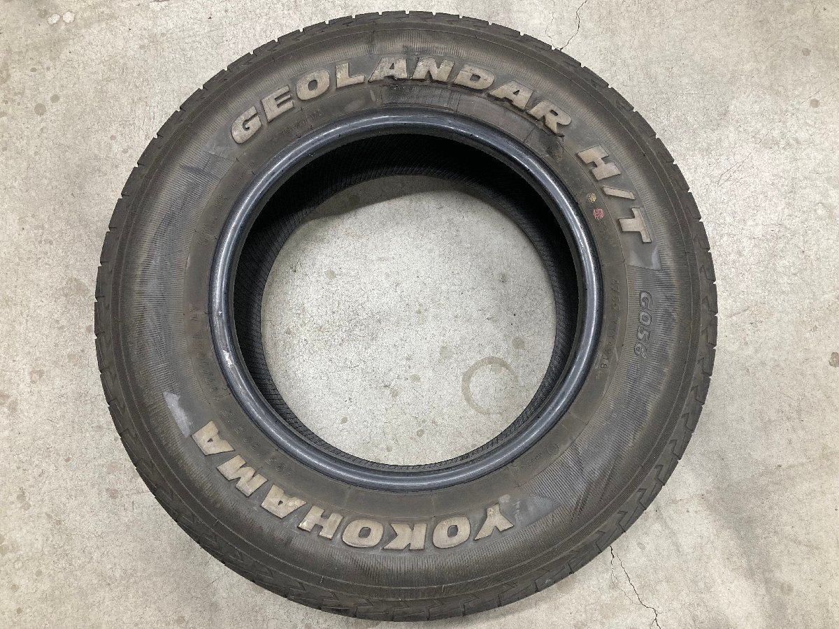 □4301 手渡し大歓迎 YOKOHAMA ヨコハマ GEOLANDAR H/T ジオランダー 195/80R15 107/105L LT ホワイトレター ハイエース レジアスエース 等_画像2