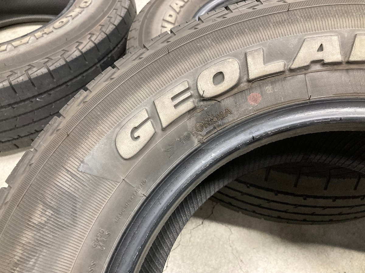 □4301 手渡し大歓迎 YOKOHAMA ヨコハマ GEOLANDAR H/T ジオランダー 195/80R15 107/105L LT ホワイトレター ハイエース レジアスエース 等_画像4