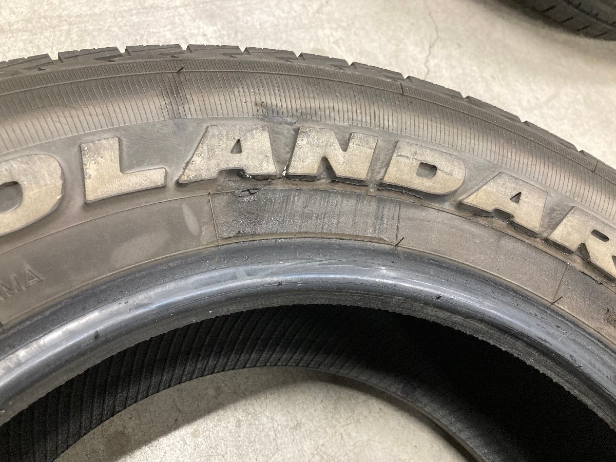 □4301 手渡し大歓迎 YOKOHAMA ヨコハマ GEOLANDAR H/T ジオランダー 195/80R15 107/105L LT ホワイトレター ハイエース レジアスエース 等_画像3