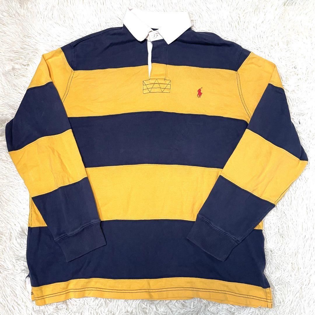 極美品 Polo by Ralph Lauren Polo ポロ ラルフローレン ラガーシャツ