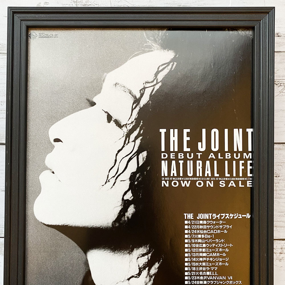 額装品◆THE JOINT NATURAL LIFE /90年代/ポスター風広告/A4サイズ額入り/アートフレーム　YR13-1_画像2