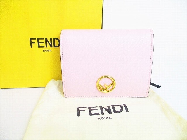 入手困難 FENDI フェンディ FFロゴ バゲット コンチネンタル 長財布-