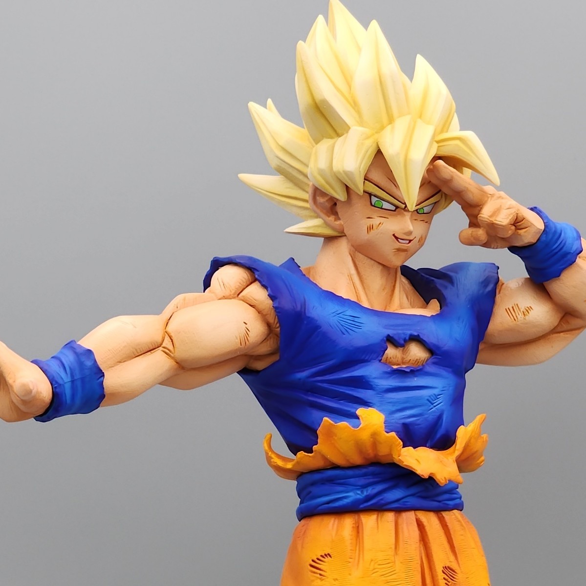 ドラゴンボール孫悟空フィギュアリペイントフルリペイント激突!!宇宙を