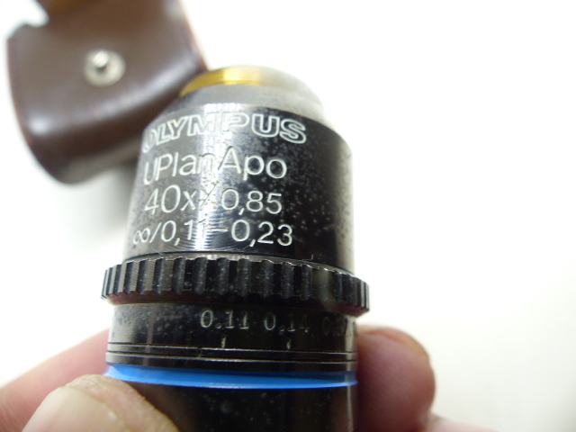 Yahoo!オークション - オリンパス UPLAN APO 40×/0.85 対物レンズ Yahoo!オークション - オリンパス UPLAN APO 40×/0.85 対物レンズ