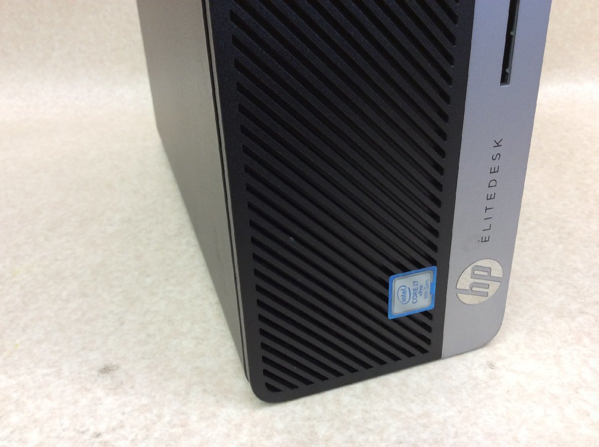 パソコン HP EliteDesk 800 G4 SFF i7-8700 / メモリ32GB / HDD1TB / Windows10Pro / 電源ケーブル付き【引取可/大阪発】0914-1005の画像4