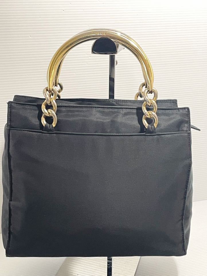 専門ショップ AA011美品□PRADA プラダ ナイロン ハンドバッグ