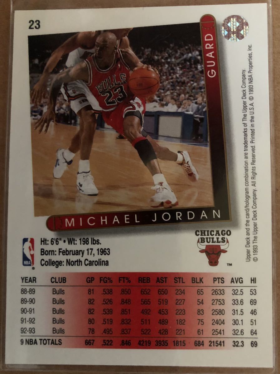 Michael Jordan 4枚 NBAカード マイケル・ジョーダン アッパー Michael Jordan 4枚 NBAカード マイケル・ジョーダン アッパー