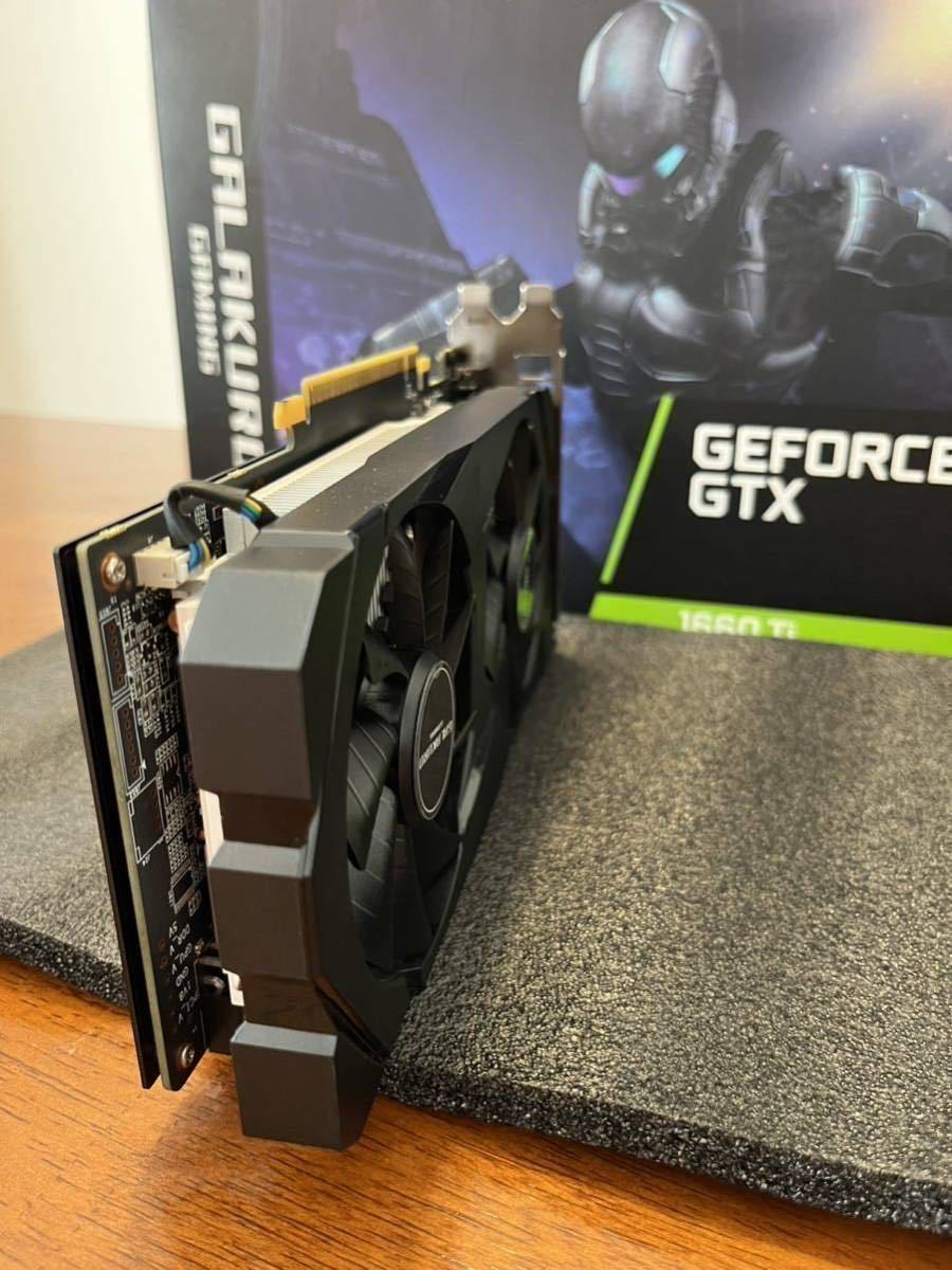 人気が高い デュアルファン 6GB グラフィックボード 搭載 1660Ti GTX