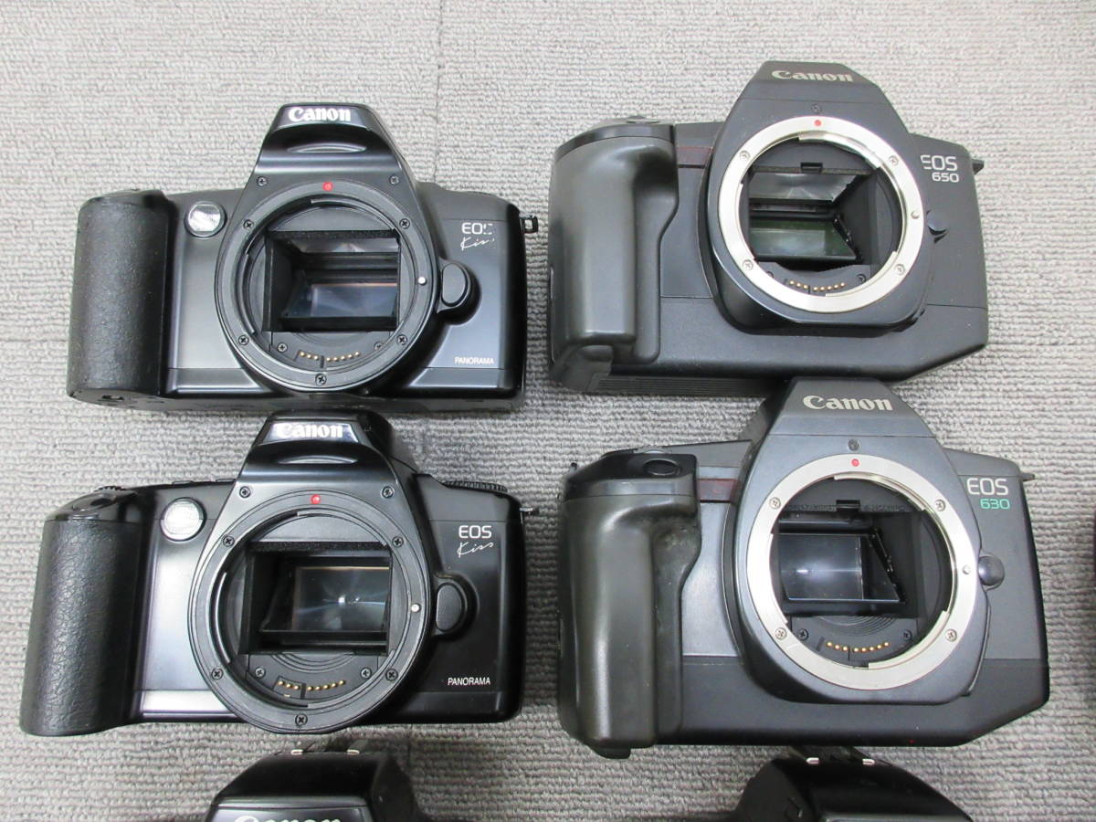 委22/9-11】Canon キヤノン フィルムカメラ 一眼レフ ボディ 13点