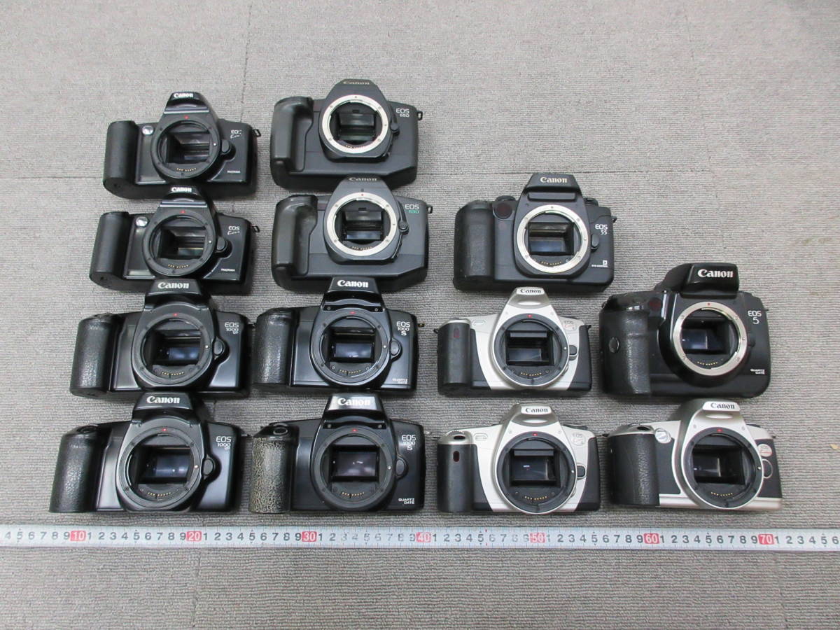 委22/9-11】Canon キヤノン フィルムカメラ 一眼レフ ボディ 13点