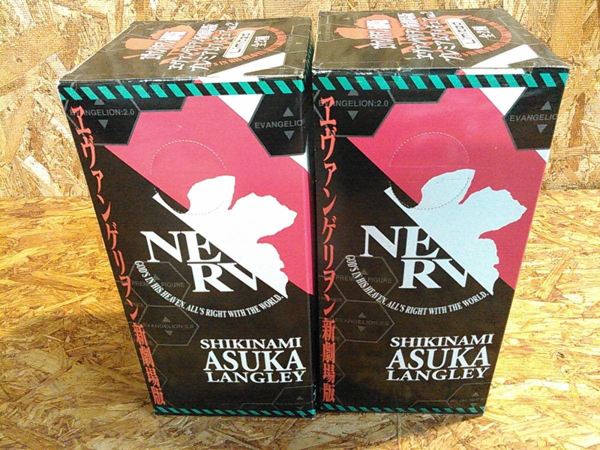     原文:未開封　SEGA エヴァンゲリヲン新劇場版 プレミアムフィギュア Vol.2 　全2種セット　綾波レイ＆アスカ