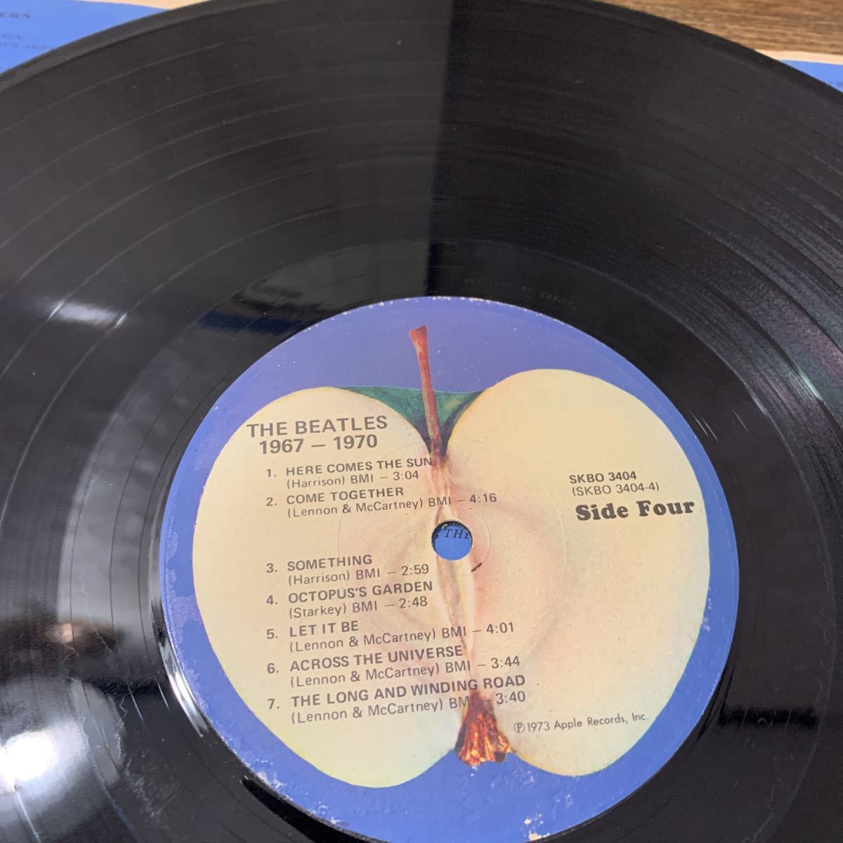 THE BEATLES 青盤 ザ・ビートルズ ビートルズ 赤盤 Apple レコード　洋楽　レトロ　ロック　ヴィンテージ　音楽_画像9