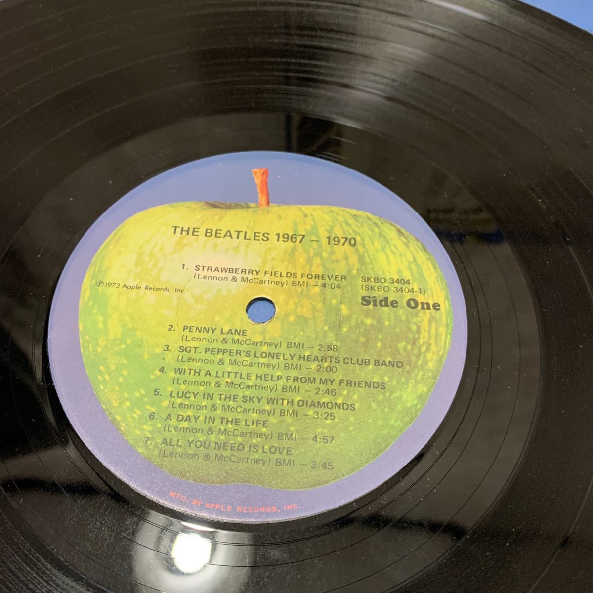 THE BEATLES 青盤 ザ・ビートルズ ビートルズ 赤盤 Apple レコード　洋楽　レトロ　ロック　ヴィンテージ　音楽_画像6