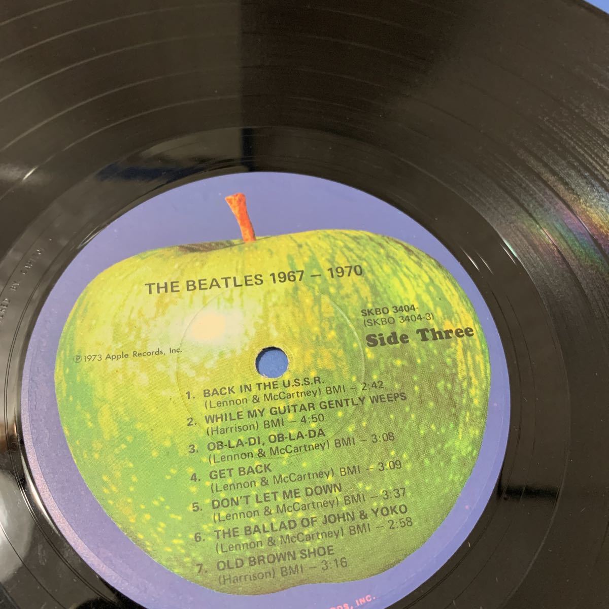 THE BEATLES 青盤 ザ・ビートルズ ビートルズ 赤盤 Apple レコード　洋楽　レトロ　ロック　ヴィンテージ　音楽_画像7