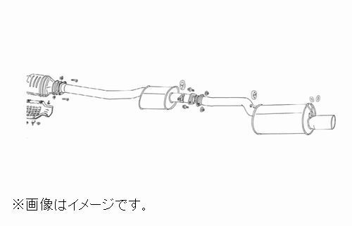 個人宅発送可能 フジツボ マフラー レガリス Legalis R GX81 マークII スーパーチャージャー 【受注生産品/BG加工可能】 (760-24034）_画像1