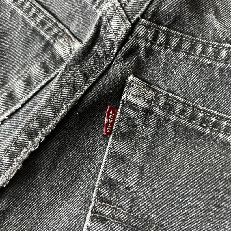 90s USA製 Levis 560 0260 ブラック デニム パンツ 36 34 / 90年代 アメリカ製 リーバイス オールド ジーンズ ジーパン 黒 ルーズ