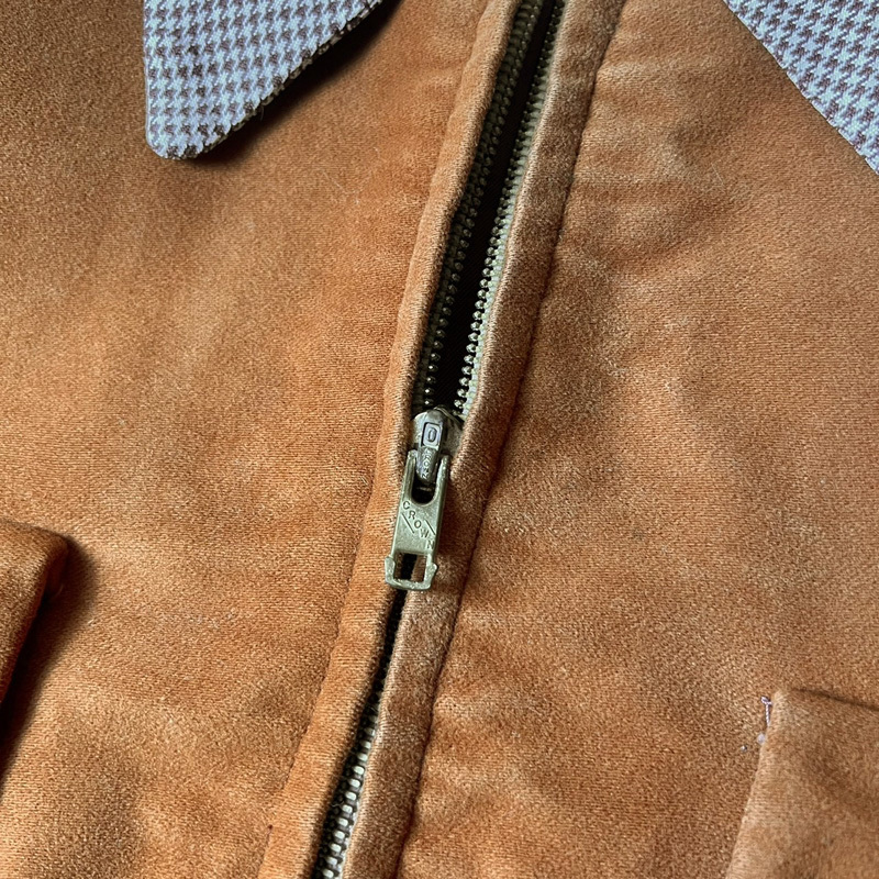 50s Hercules コットン スエード レーヨン ギャバジン 切替 ジャケット L / 50年代 ヘラクレス SEARS シアーズ ビンテージ ギャバジャケ