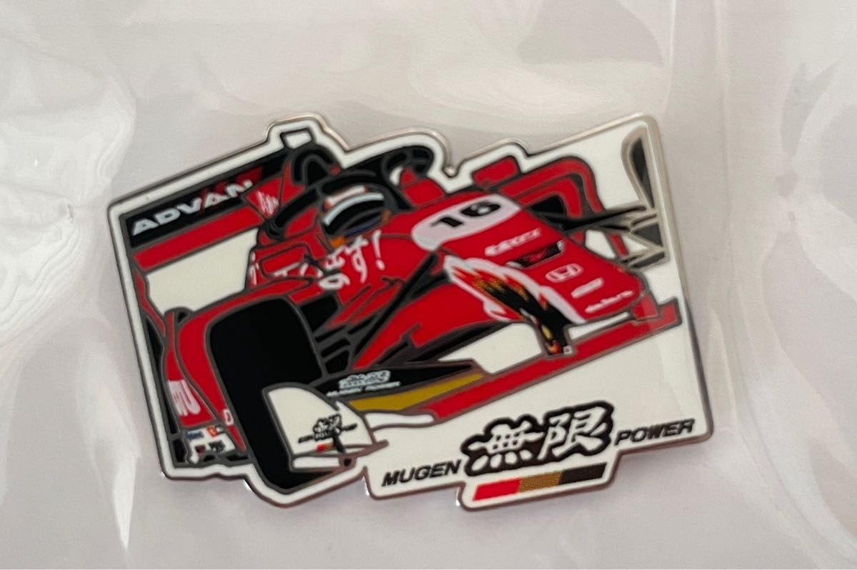 スーパーフォーミュラ チーム無限 2021 ピンバッジ 野尻智紀 2021 SUPER FORMULA チャンピオン MUGEN 無限 16号車 野尻智紀