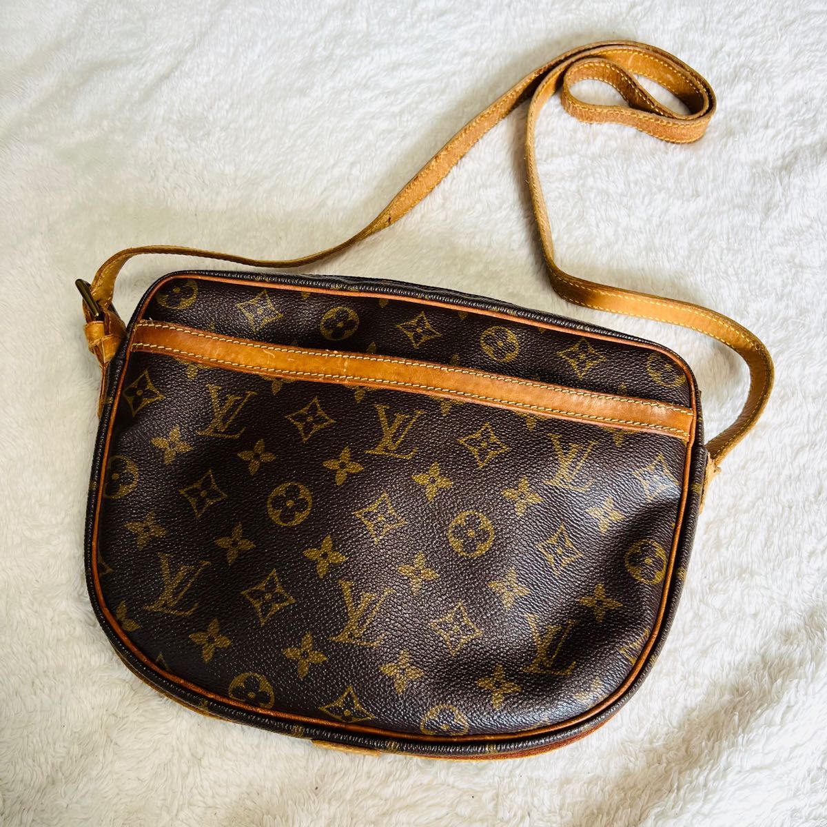 【良品】LOUIS VUITTON ルイヴィトン　モノグラム　ジョヌフィーユ ショルダーバッグ　M51227 フランス製