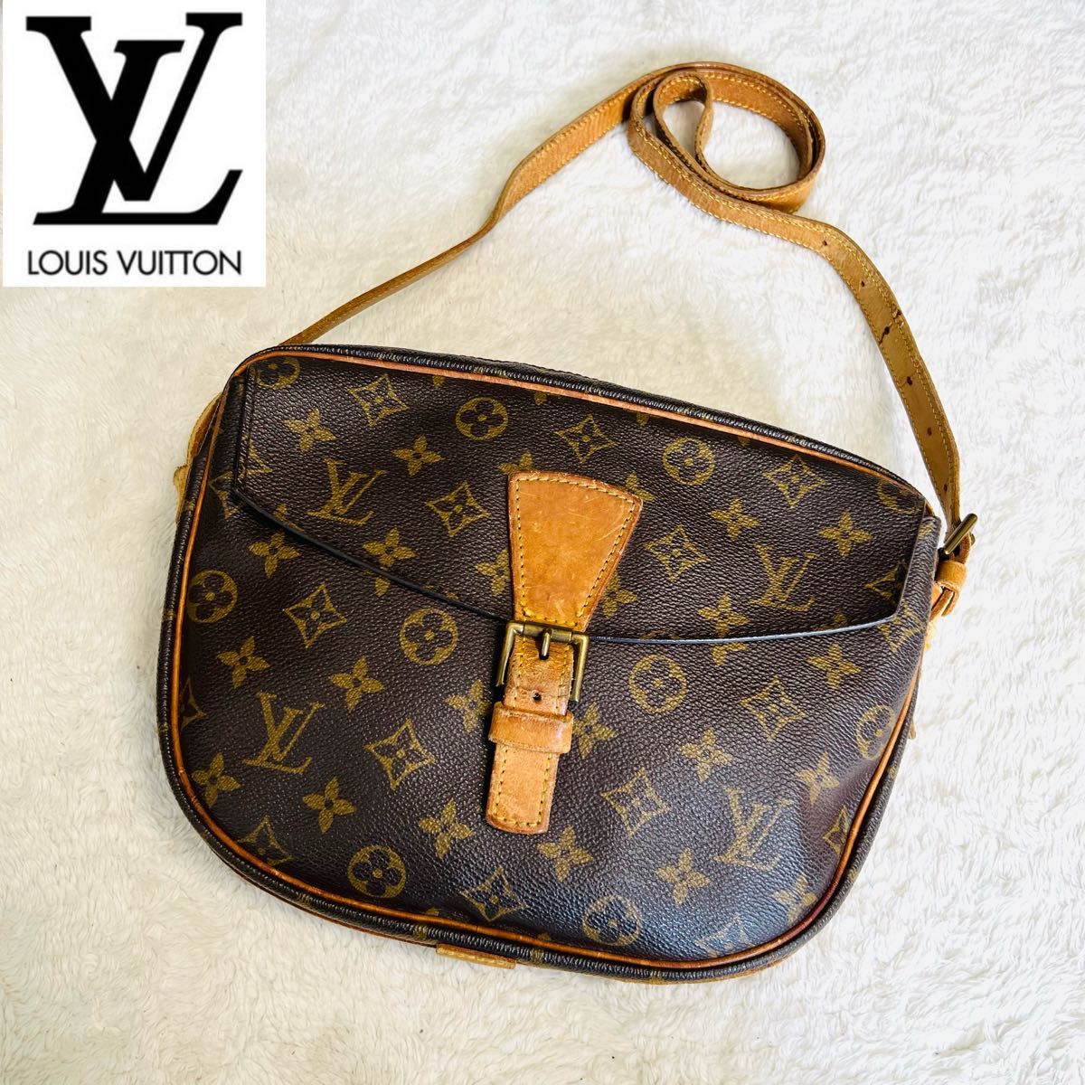 【良品】LOUIS VUITTON ルイヴィトン　モノグラム　ジョヌフィーユ ショルダーバッグ　M51227 フランス製