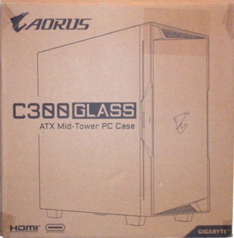 激安アウトレット!】 ミドルタワー GLASS C300 AORUS GIGABYTE PC