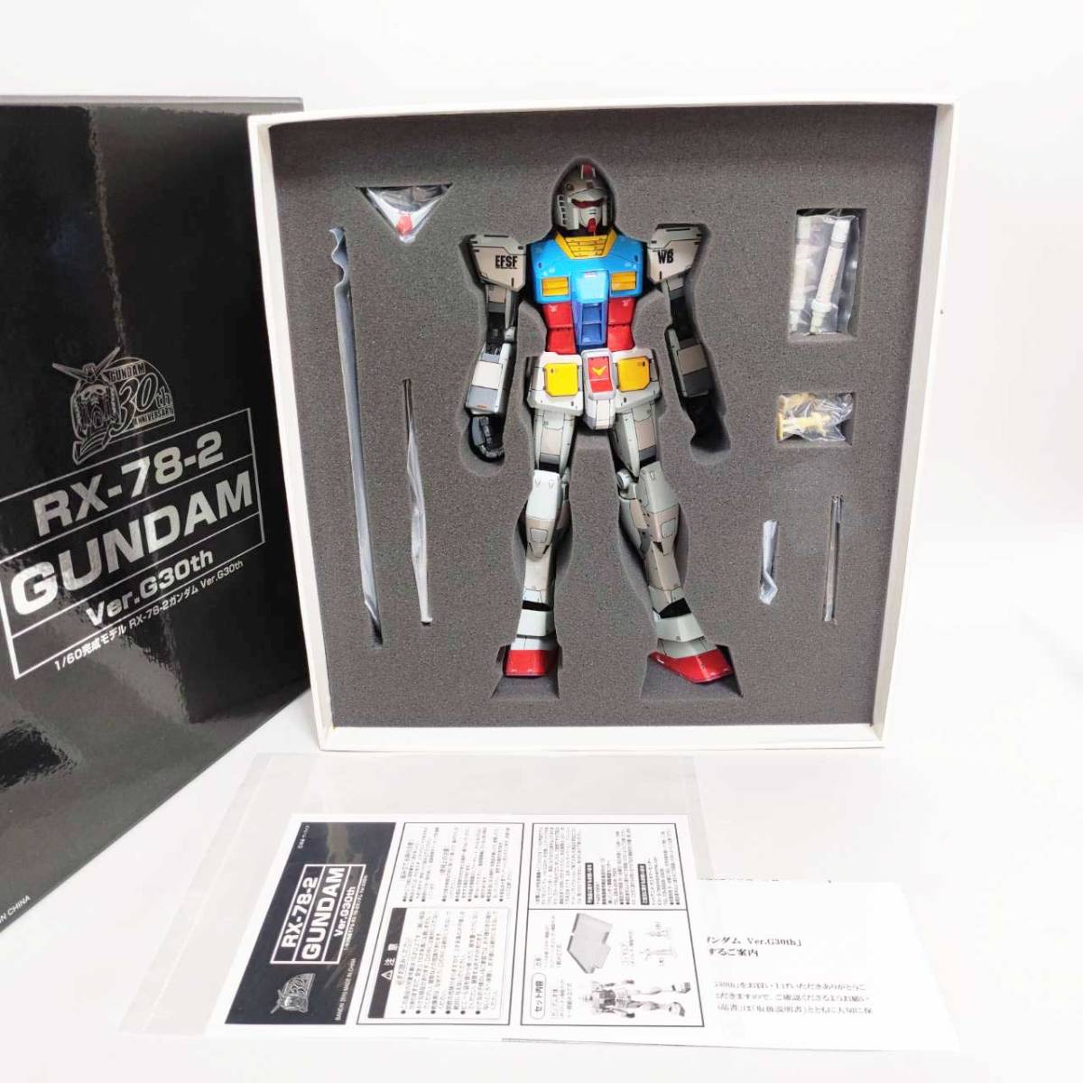 1/60完成モデル RX-78-2 ガンダム Ver G30th 30周年記念 お台場 1/60完成モデル RX-78-2 ガンダム Ver G30th 30周年記念 お台場