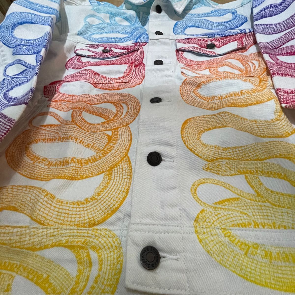 Supreme × HYSTERIC GLAMOUR Snake Denim Trucker Jacket M