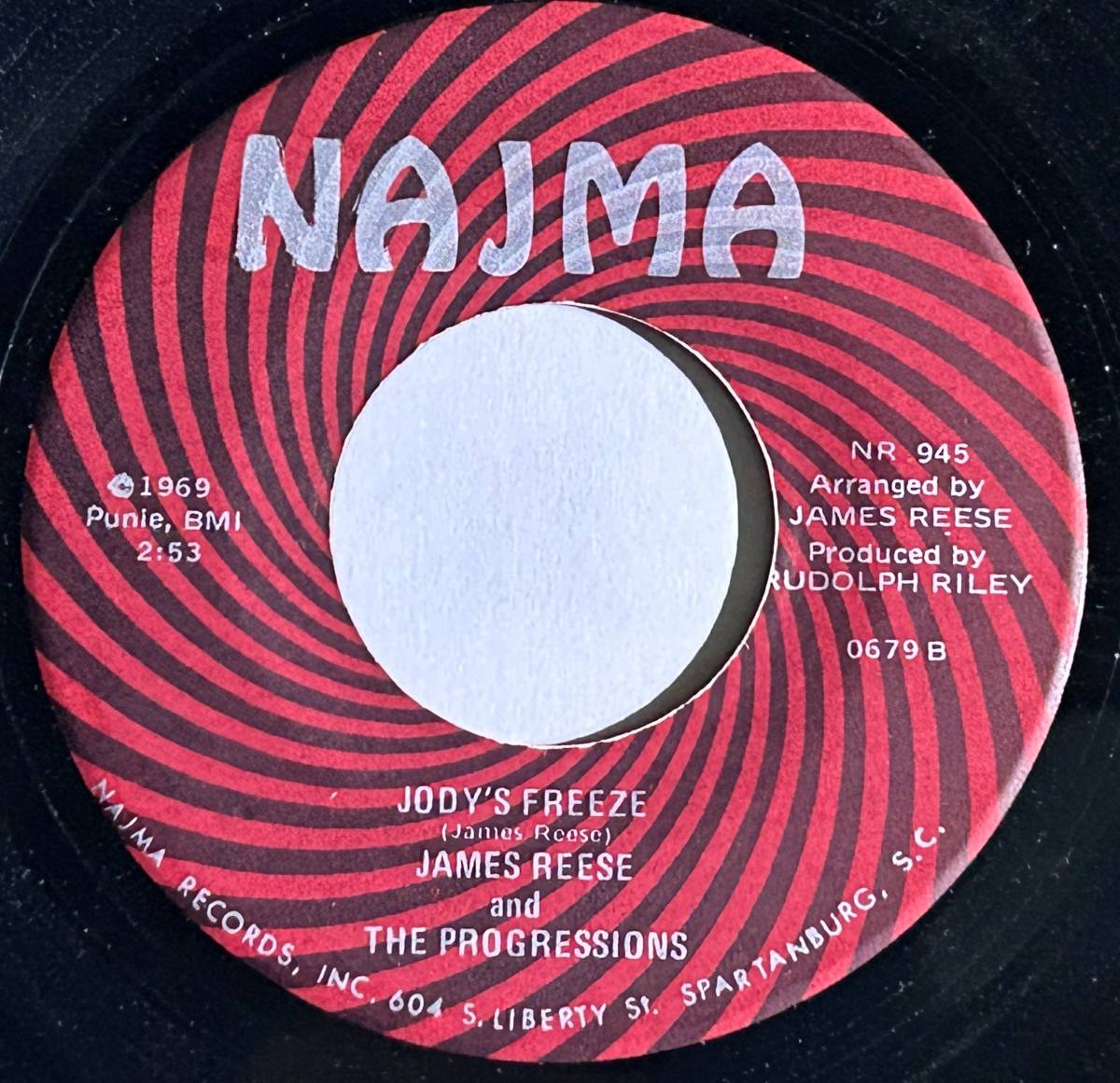 James Reese And The Progressions 「Let's Go (It's Summertime) / Jody's Freeze」 funk45 soul45 deep funk 7インチ_画像2