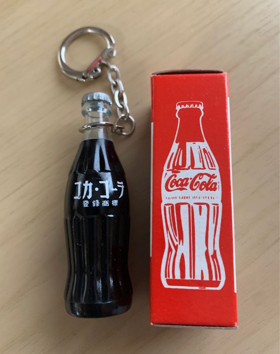 コカコーラ 昭和レトロ★キーホルダー箱付き♪未使用品♪