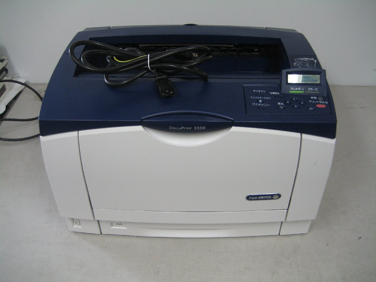 富士ゼロックス◎A3 モノクロ レーザープリンター◎DocuPrint 3000◎印刷枚数少 3602枚　　K2609_画像1