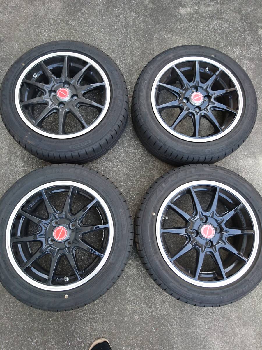 レアマイスター LMスポーツRS10 6J-15インチ FALKEN SN832i フィット等-